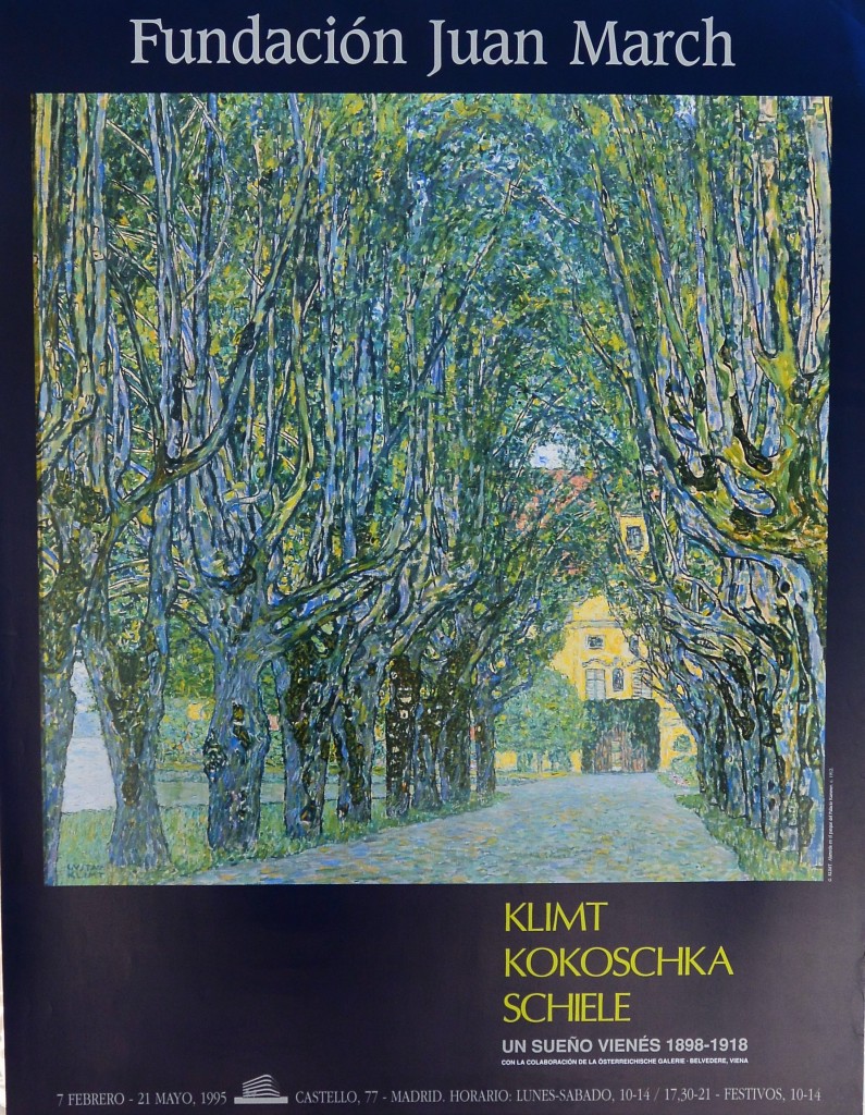 Gustav Klimt Avenida En Schloss Kammer Park Cartel Original