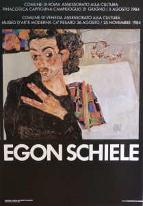 Schiele Egon, cartel original exposición en Italia en 1.984, 97x68 cms. 22 (2)