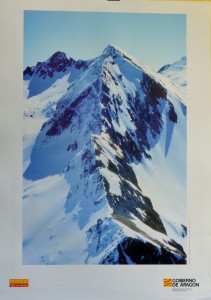 Aragón, Valle de Astún Huesca, cartel promoción turística, 68x48 cms (1)