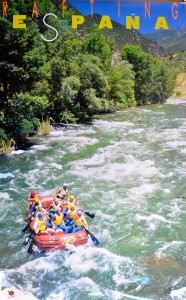 España, Rafting, cartel promoción turística, 98x62 cms (2)