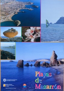 Mazarrón, Playas de Mazarrón, cartel promoción turística, 69x48 cms.  (1)