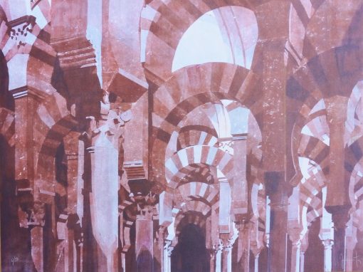 Luis J. Fernandez - "Mezquita" litografía